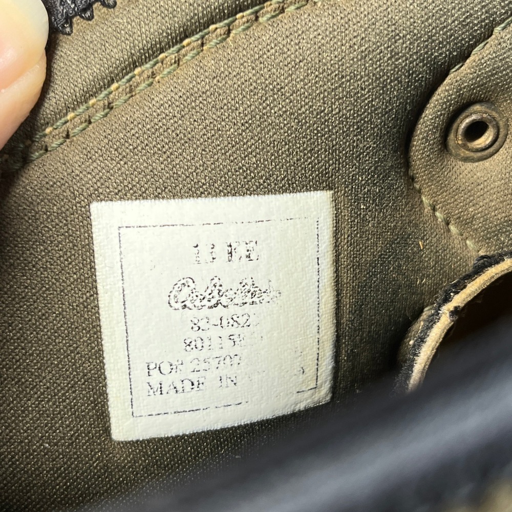 Cabelas Wading Boots Men Olive Black Felt Sole Fly Fishing 83-0822 13 EE - Picture 12 of 12